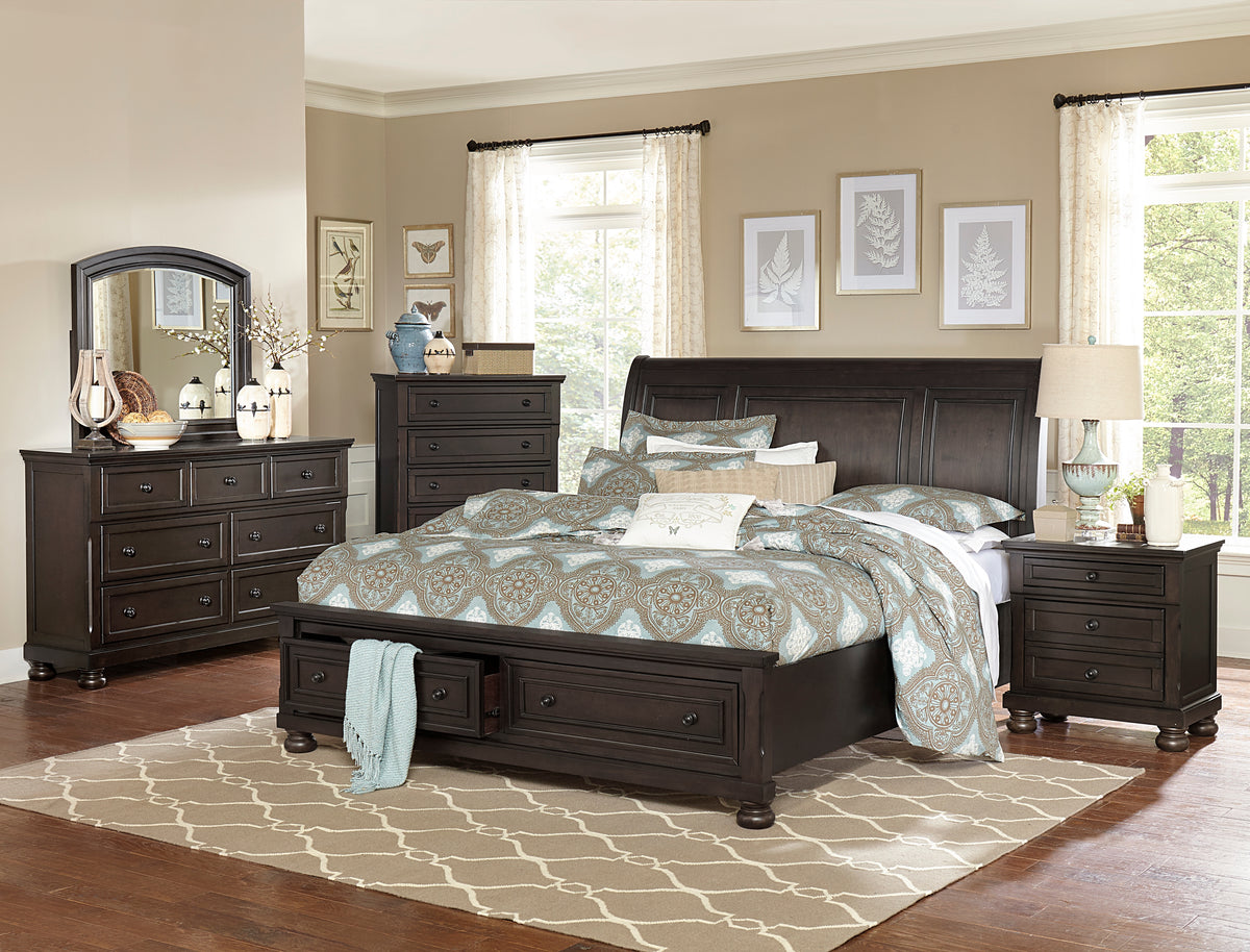 Homelegance Dresser Grayish Brown Transitional Hidden Drawer Versatile 1718GY-4