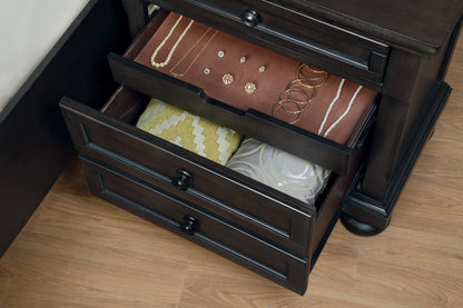 Homelegance Dresser Grayish Brown Transitional Hidden Drawer Versatile 1718GY-4