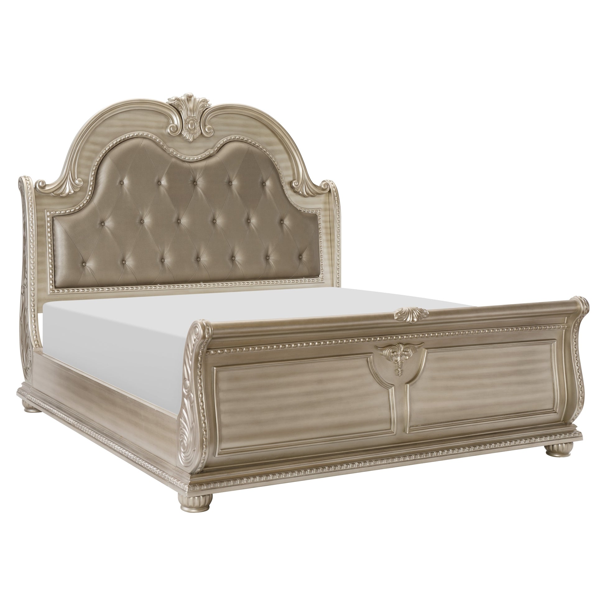 Homelegance Cavalier Queen Bed In Brown
