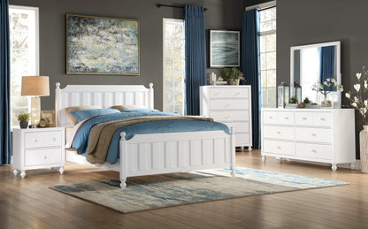 Homelegance Dresser White Traditional Modern Farmhouse Wellsummer 1803W-4