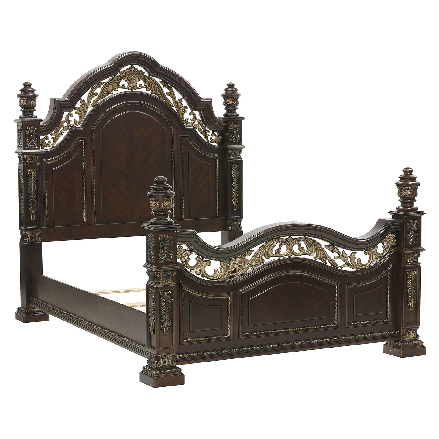 Homelegance Catalonia Queen Bed In Brown