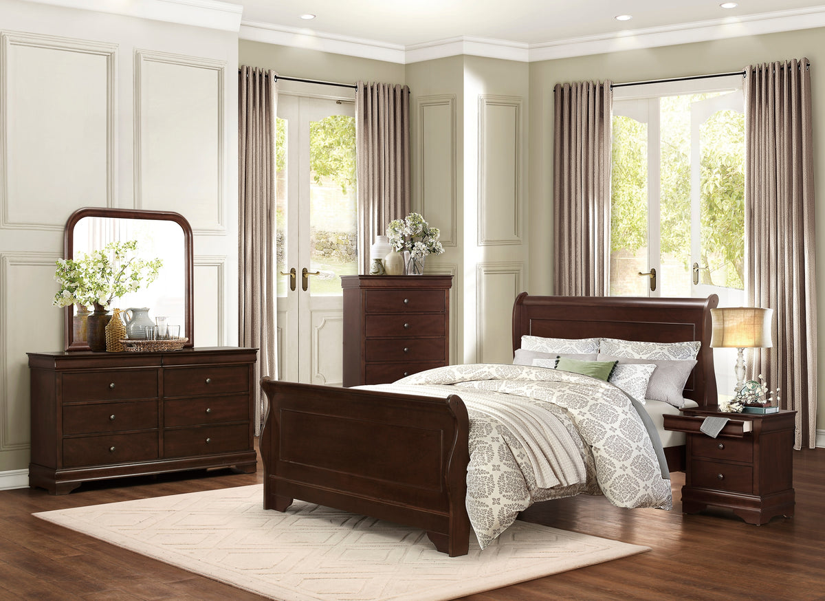Homelegance Abbeville Queen Bed In Brown