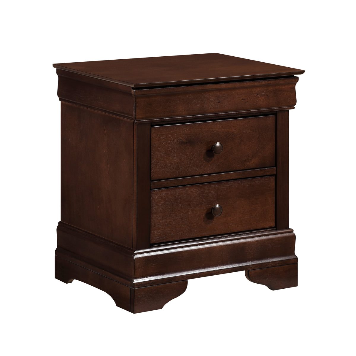 Homelegance Dresser Dark Cherry Traditional Louis Philippe Style 1856-4
