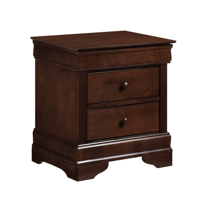 Homelegance Dresser Dark Cherry Traditional Louis Philippe Style 1856-4