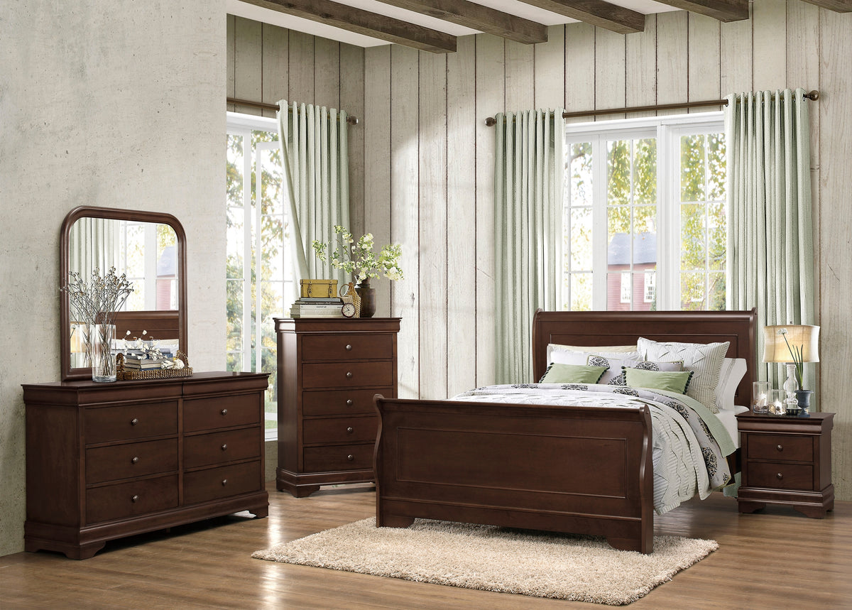 Homelegance Abbeville Queen Bed In Brown