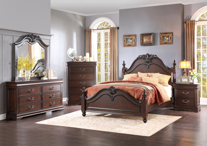 Homelegance Dresser Dark Cherry Mont Belvieu Traditional Timeless Design 1869-4