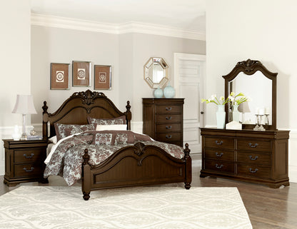 Homelegance Dresser Dark Cherry Mont Belvieu Traditional Timeless Design 1869-4