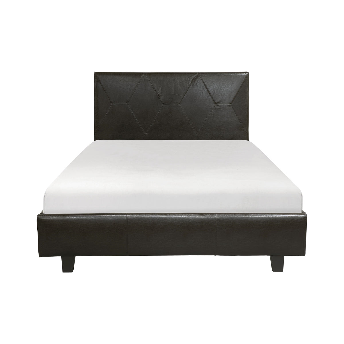 Homelegance Deleon Queen Platform Bed In Brown