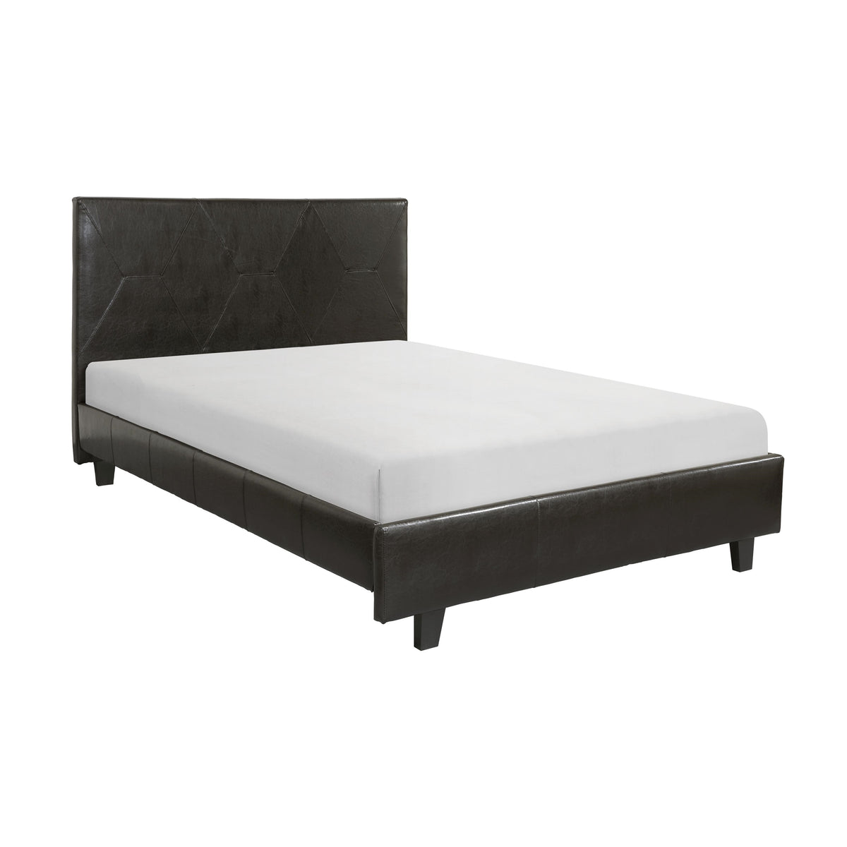 Homelegance Deleon Queen Platform Bed In Brown