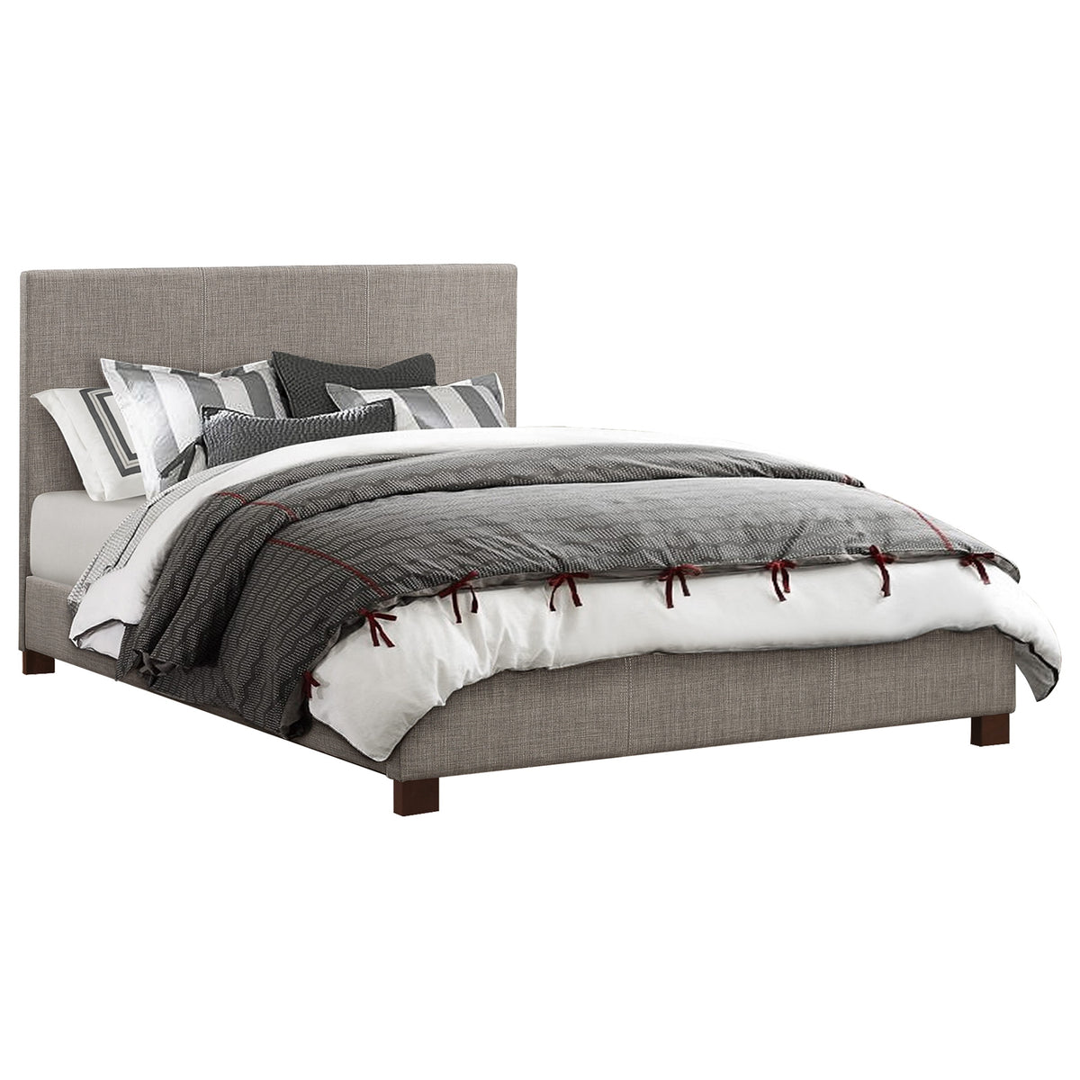 Homelegance Chasin Queen Platform Bed In Gray