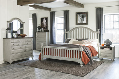 Homelegance Dresser Light Gray Dark Brown Transitional Modern Farmhouse 1568-4