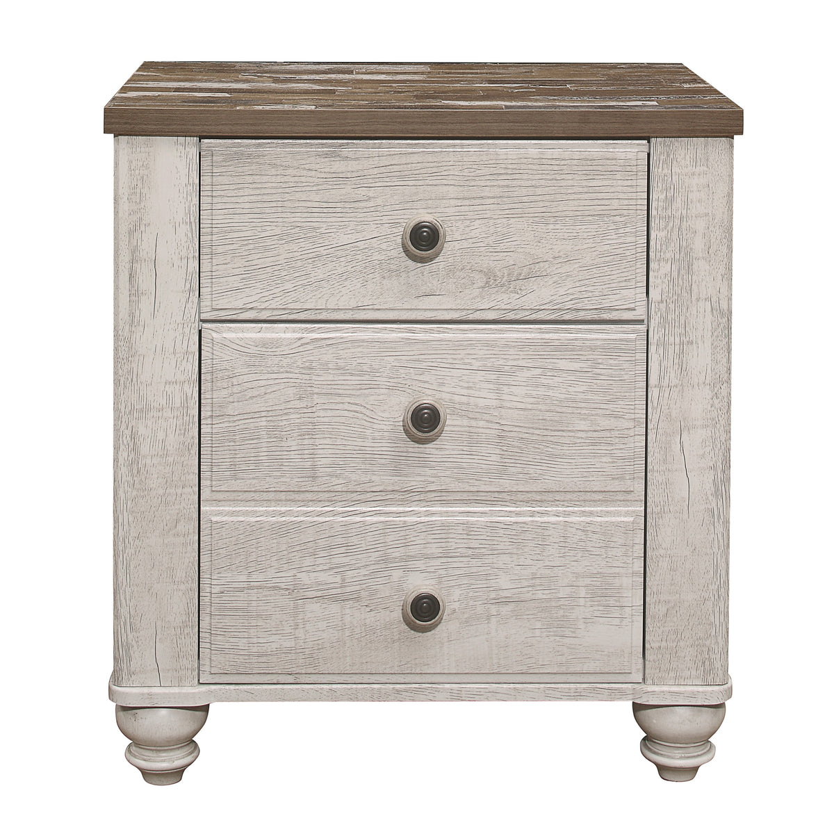 Homelegance Dresser Antique White and Brown Rustic Style Nashville Design 1903-4