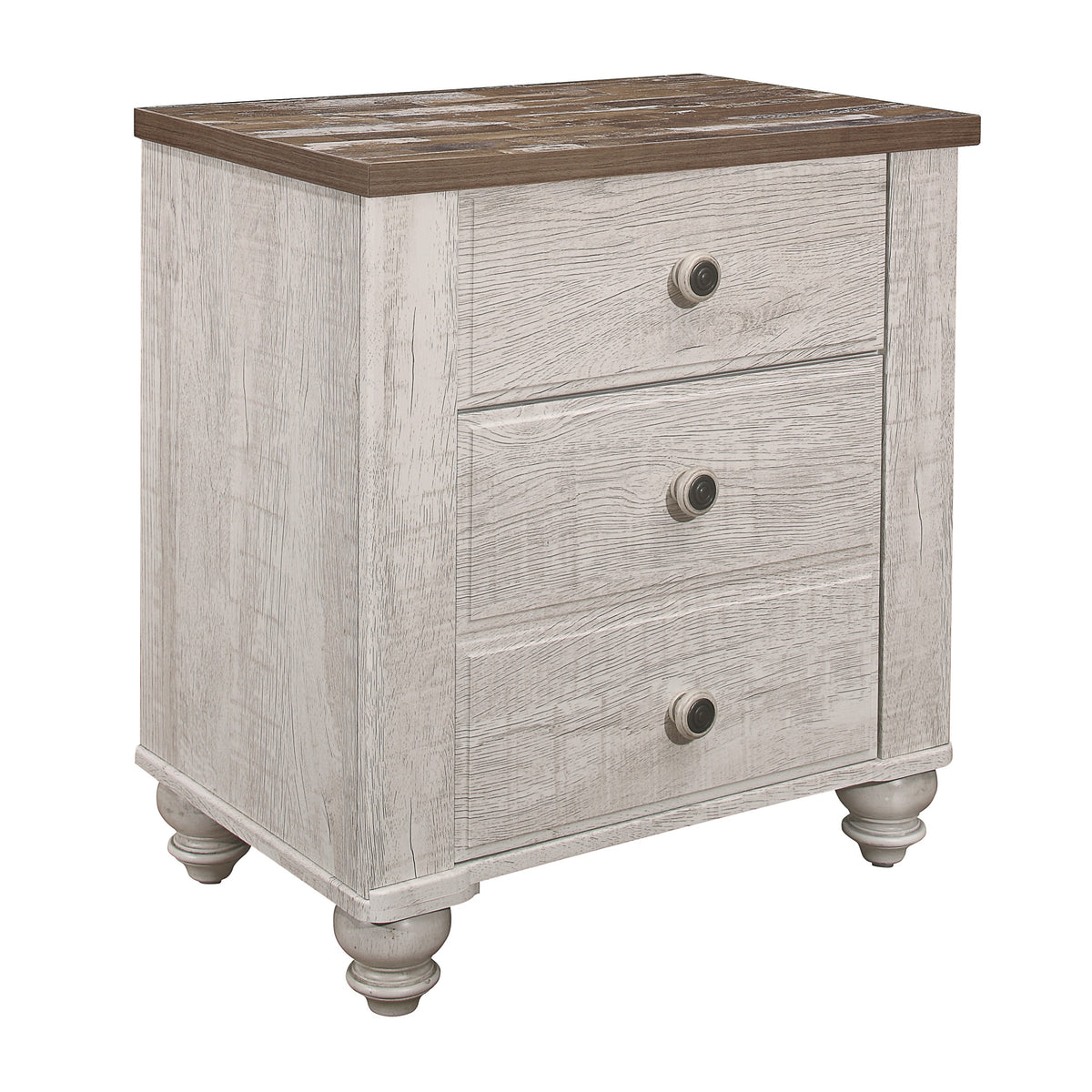 Homelegance Dresser Antique White and Brown Rustic Style Nashville Design 1903-4