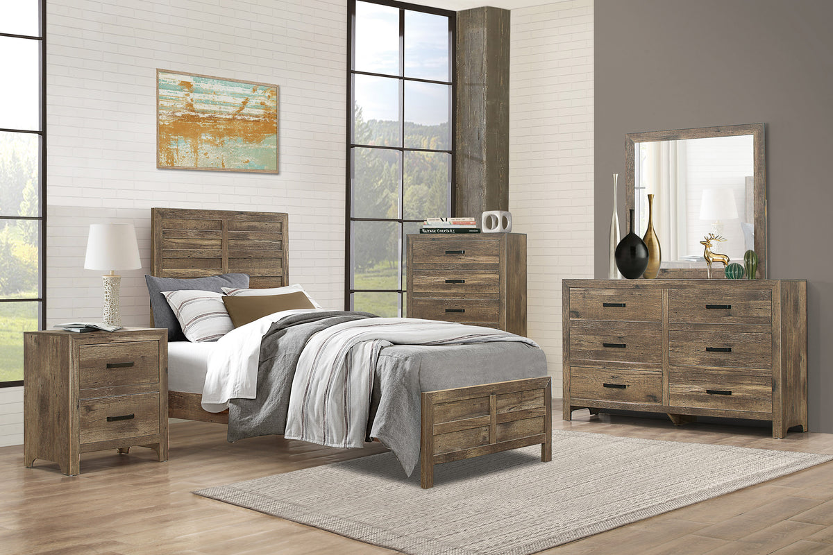 Homelegance Dresser Weathered Pine Modern Contemporary Faux Wood Veneer 1910-4