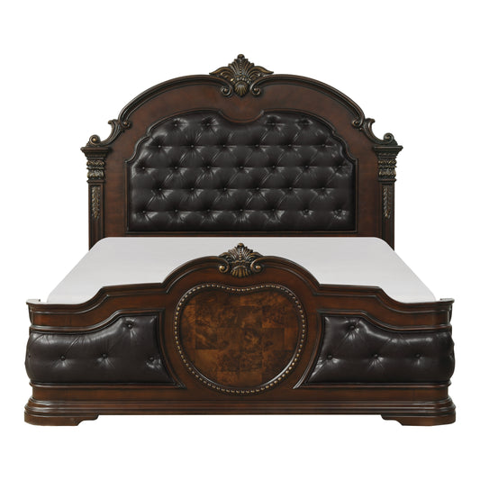 Homelegance Antoinetta Queen Bed In Brown