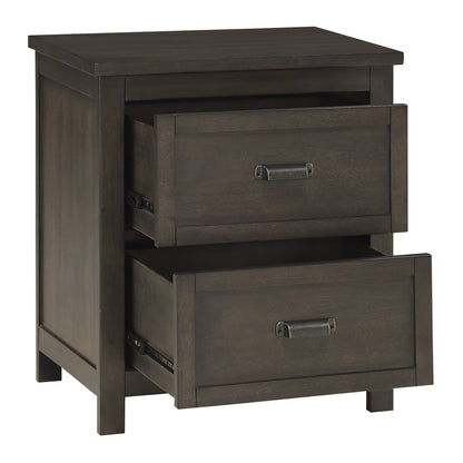 Homelegance Dresser Dark Cherry Transitional Dark Bronze Accents Hebron 1923-4