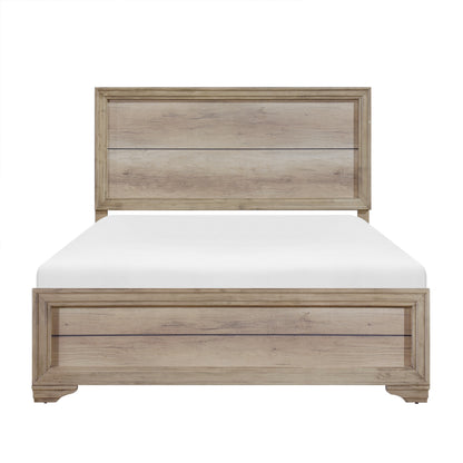 Homelegance Lonan Queen Bed In Brown