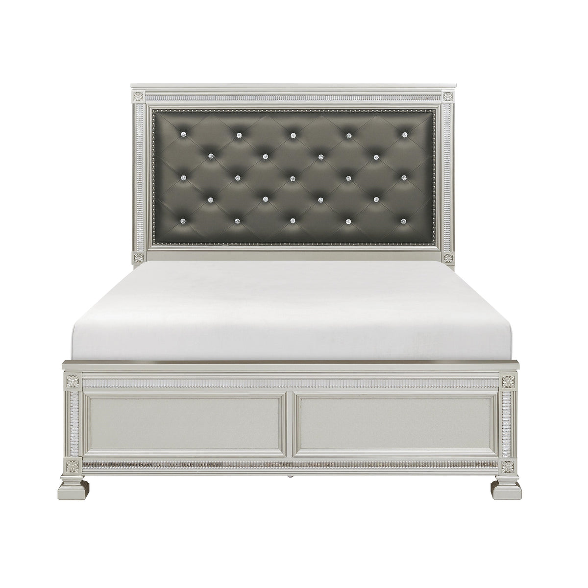 Homelegance Bevelle Queen Bed In Gray