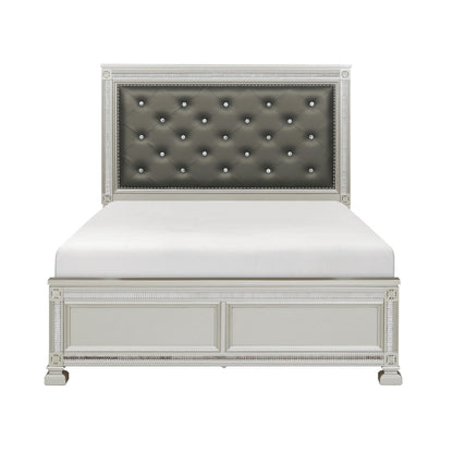 Homelegance Bevelle Queen Bed In Gray
