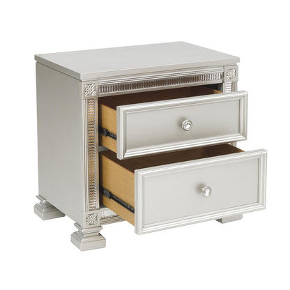 Homelegance Dresser Silver Traditional Modern Glamour Bevelle Design 1958-4