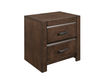 Homelegance Dresser Espresso Okume Veneer Gunmetal Hardware Modern 1961-4