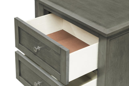Homelegance Dresser Cool Gray Rustic Style Birch Veneer Nickel Knob Hardware 2046-4