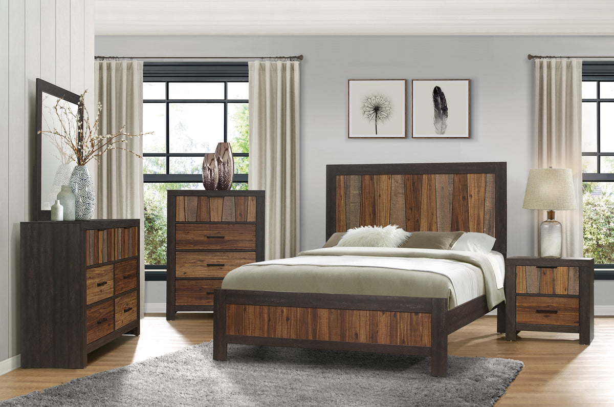 Homelegance Cooper Queen Bed In Brown