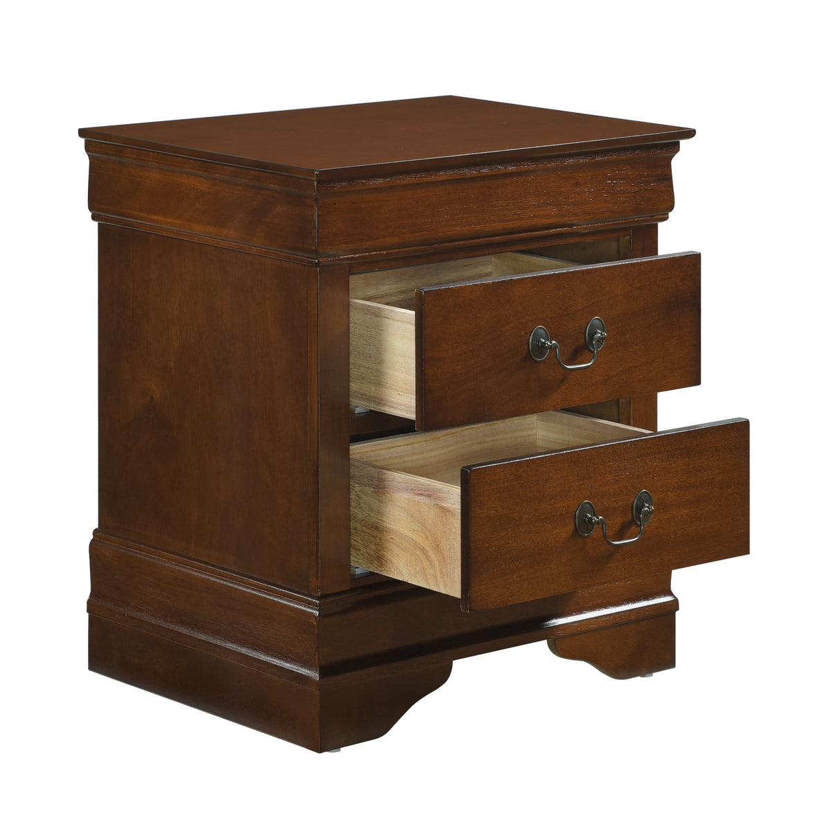 Homelegance Dresser Brown Cherry Country & Farmhouse Louis Philippe Style 2147-4