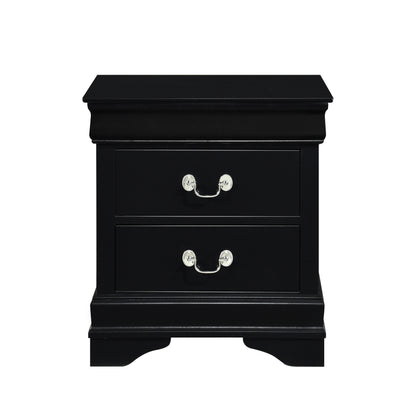 Homelegance Dresser Black Country & Farmhouse Traditional Louis Philippe Style 2147BK-4