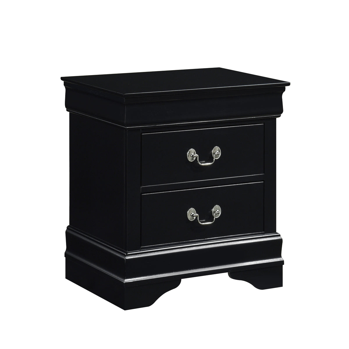 Homelegance Dresser Black Country & Farmhouse Traditional Louis Philippe Style 2147BK-4