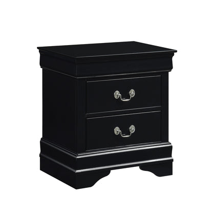 Homelegance Dresser Black Country & Farmhouse Traditional Louis Philippe Style 2147BK-4