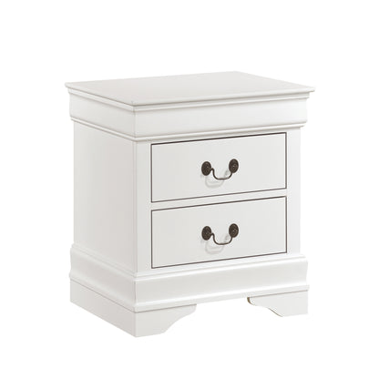 Homelegance Dresser White Transitional Louis Philippe Style Antique Brass 2147W-4