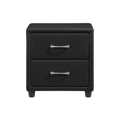 Homelegance Dresser Black Faux Leather Modern & Contemporary Stylish 2220-4
