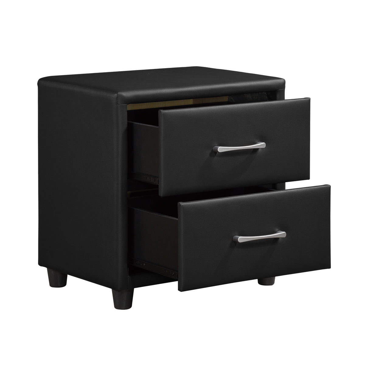 Homelegance Dresser Black Faux Leather Modern & Contemporary Stylish 2220-4