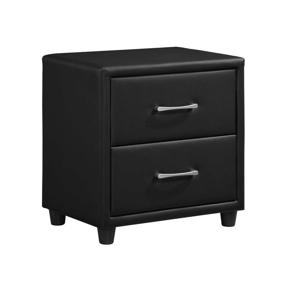 Homelegance Dresser Black Faux Leather Modern & Contemporary Stylish 2220-4