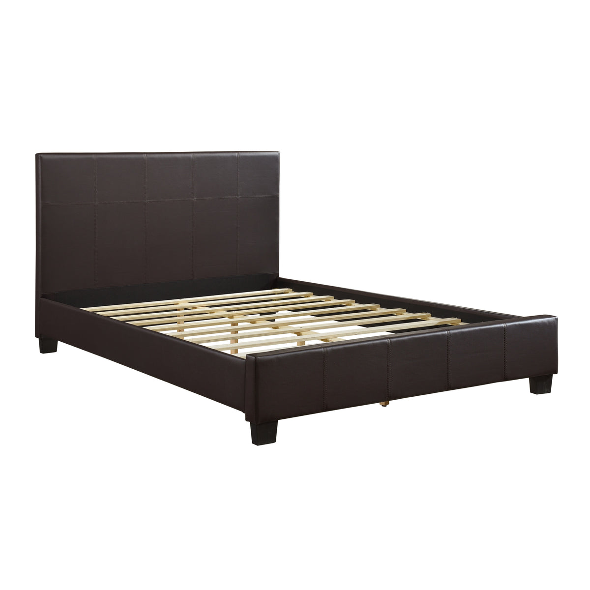 Homelegance Lorenzi Queen Platform Bed In Brown