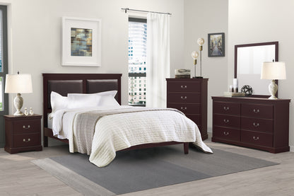 Homelegance Dresser Cherry Traditional Satin Nickel Hardware 1519CH-4