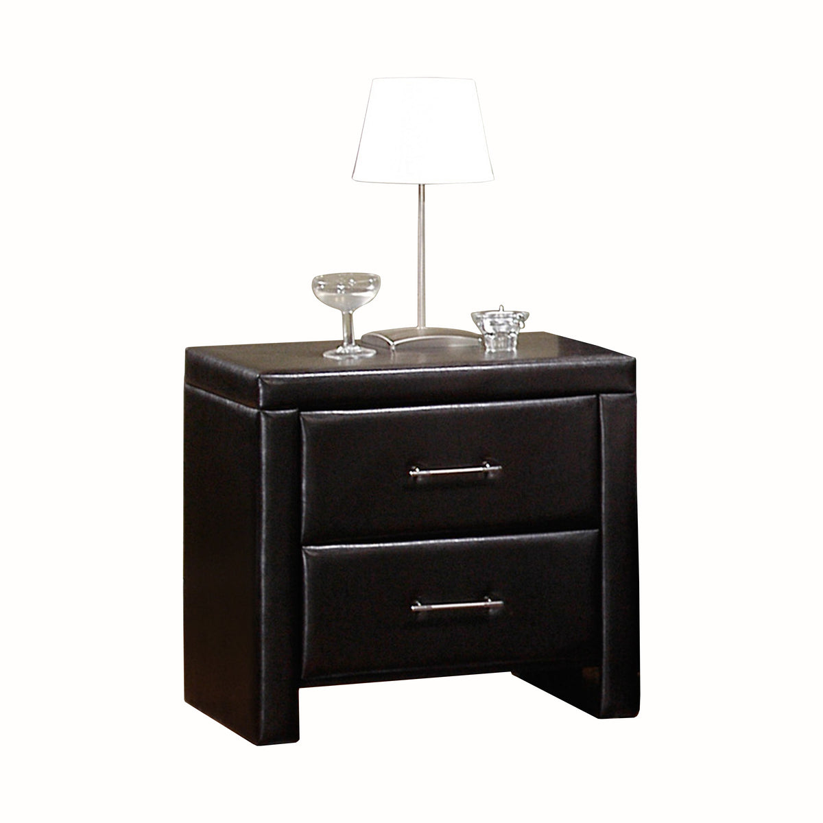 Homelegance Dresser Dark Brown Faux Leather Modern & Contemporary Zoey 5790-4