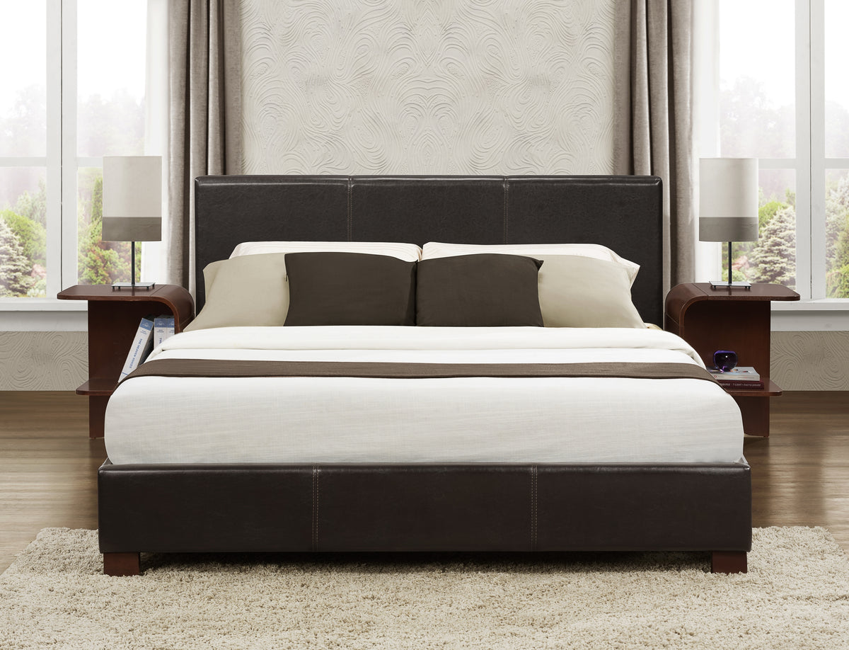 Homelegance Zoey Queen Platform Bed In Brown