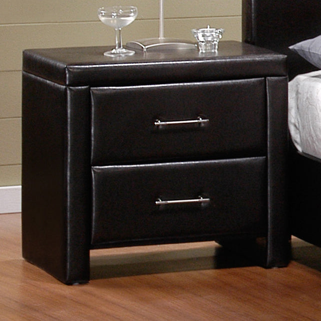 Homelegance Dresser Dark Brown Faux Leather Modern & Contemporary Zoey 5790-4