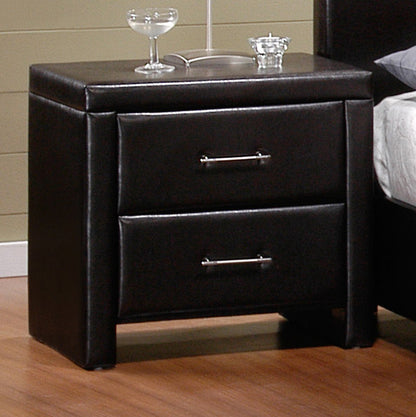 Homelegance Dresser Dark Brown Faux Leather Modern & Contemporary Zoey 5790-4