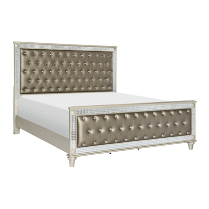 Homelegance Juliette Queen Bed In Silver