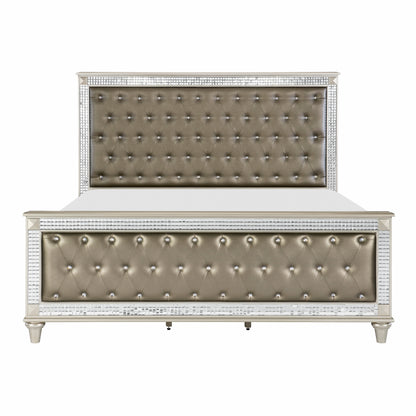 Homelegance Juliette Queen Bed In Silver