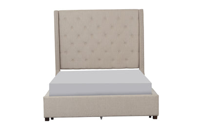 Homelegance Fairborn Queen Platform Bed In Beige