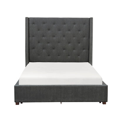Homelegance Fairborn Queen Platform Bed In Gray