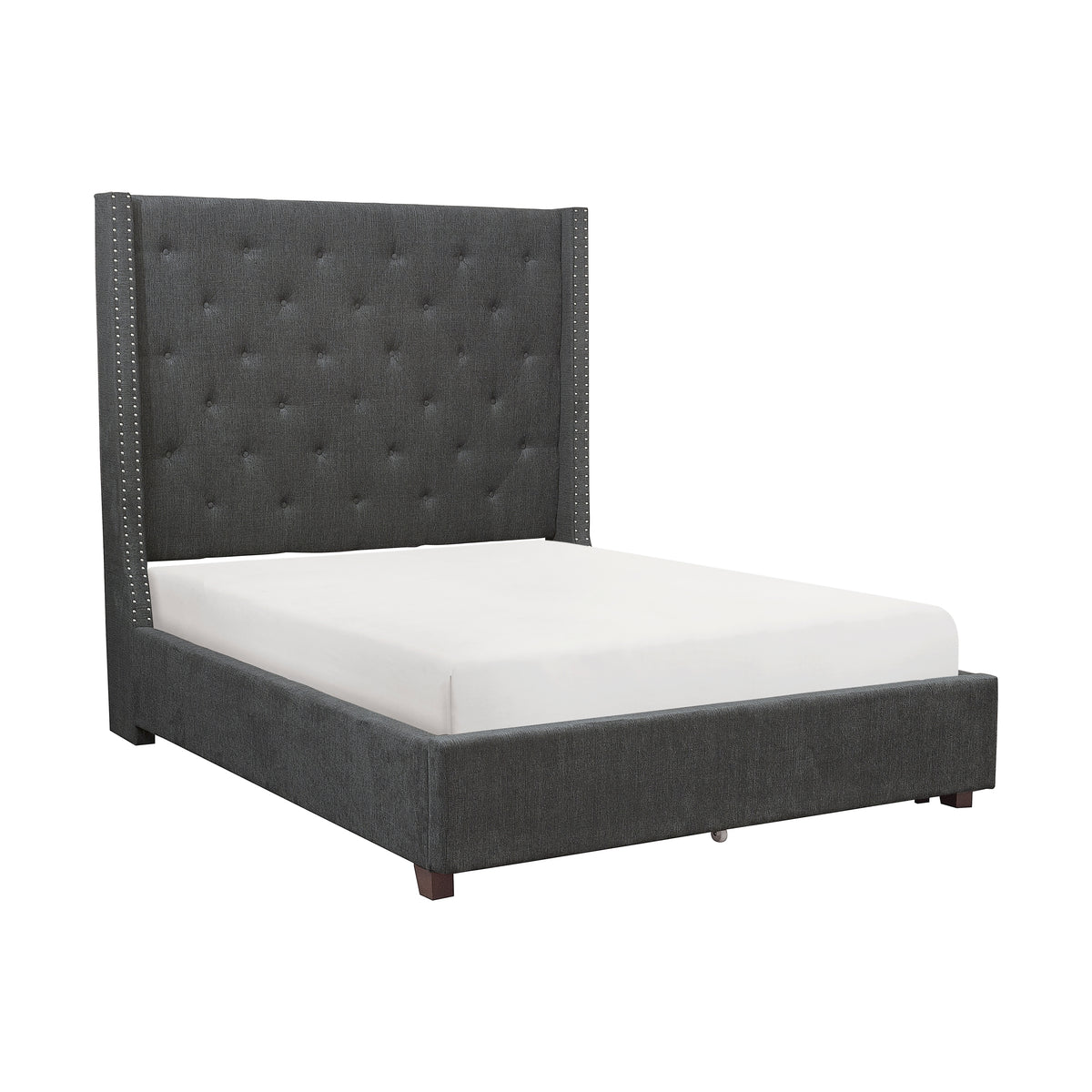 Homelegance Fairborn Queen Platform Bed In Gray