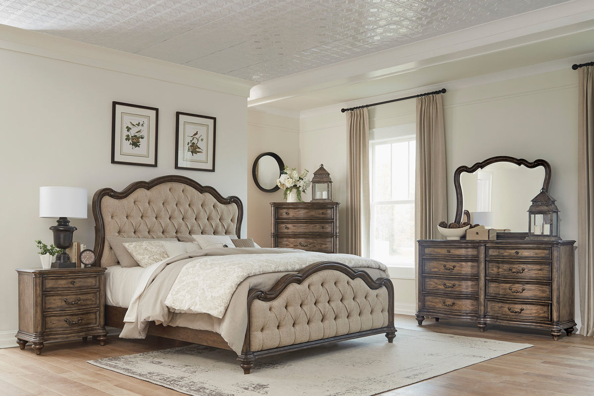 Homelegance Heath Court Queen Bed In Brown