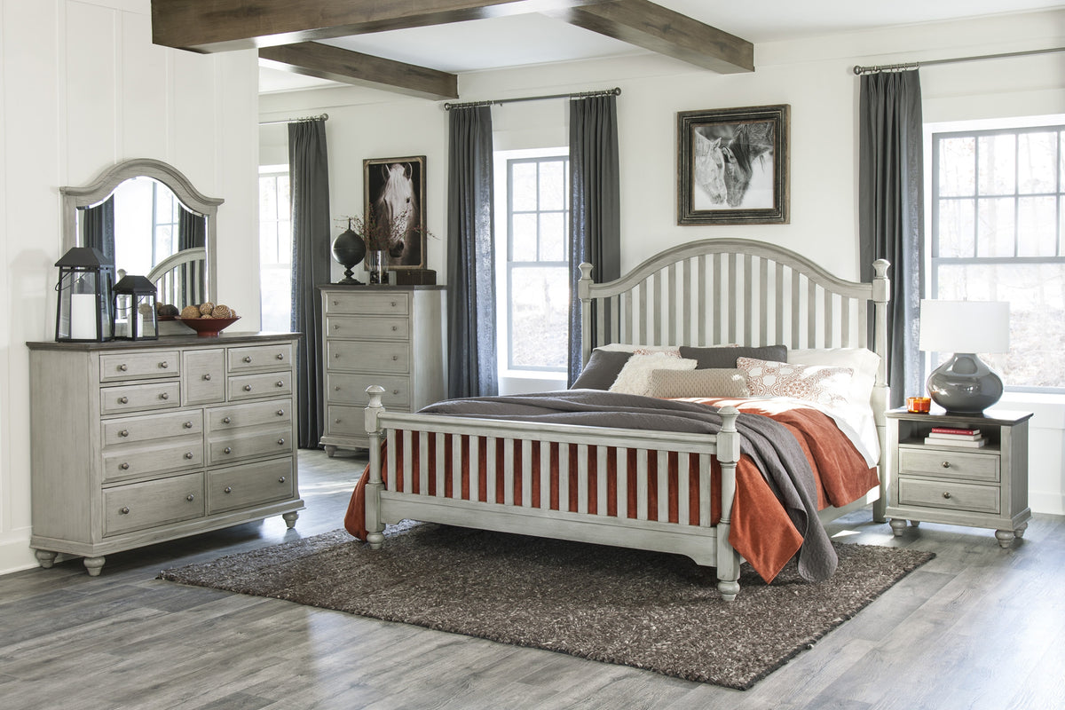 Homelegance Mossbrook Queen Bed In Gray