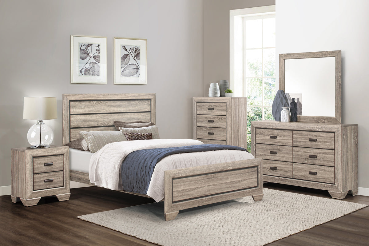 Homelegance Beechnut Queen Bed In Brown
