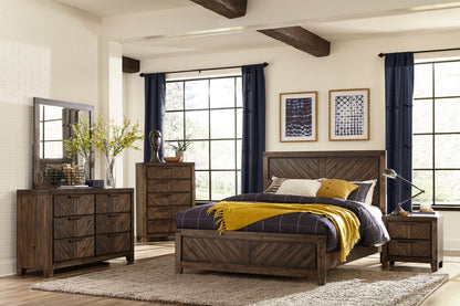 Homelegance Dresser Distressed Espresso Transitional Modern-Rustic 1648-4
